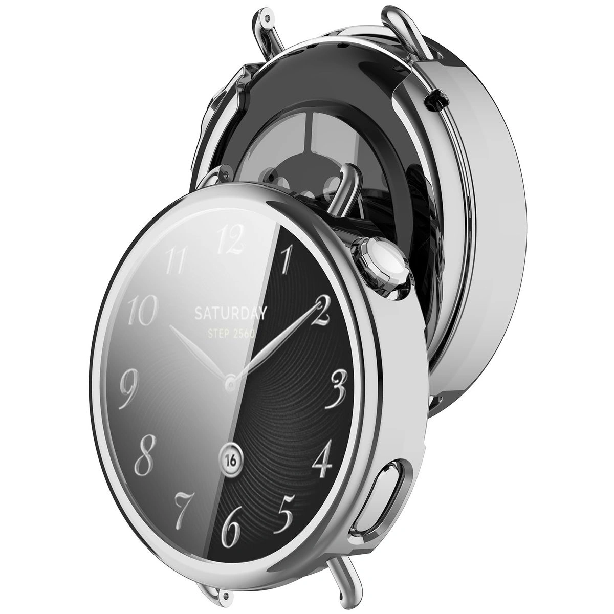 Front oraz przód etui Bizon Case Watch Felipe dla Xiaomi Watch S4 41 mm